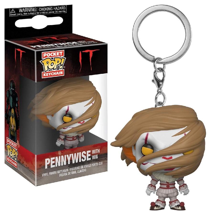 Pennywise w/wig Pocket Pop! Keychain