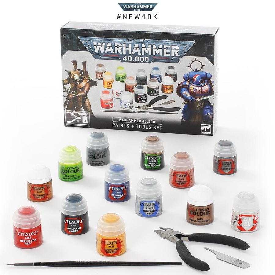 Warhammer 40,000 Paint+Tools Set